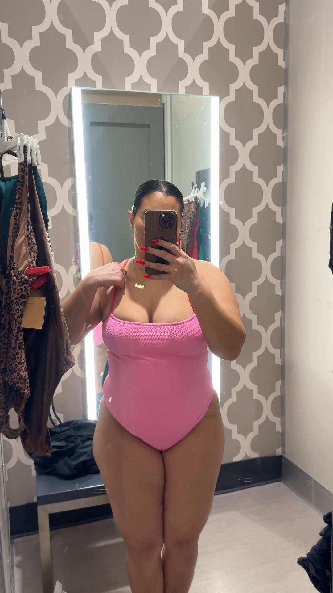 Vacation outfit 
Resort wear 
Swimsuit 
One piece bathing suit 
Target swimwear 
Midsize outfit 
Curvy outfit 
Watch now 
Target finds 

Swimsuit - size large / tts 
Cover up- large / material extremely uncomfy in between the thighs/ I would size up 

#LTKWatchNow #LTKMidsize #LTKSwim