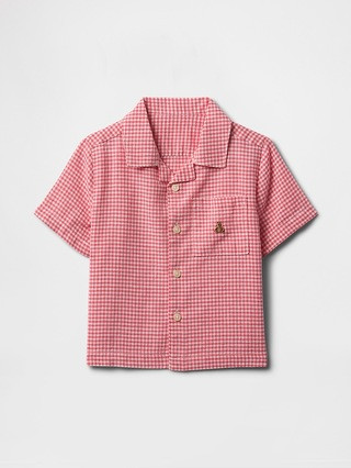 Baby & Toddler Linen-Cotton Cabana Shirt | Gap (US)