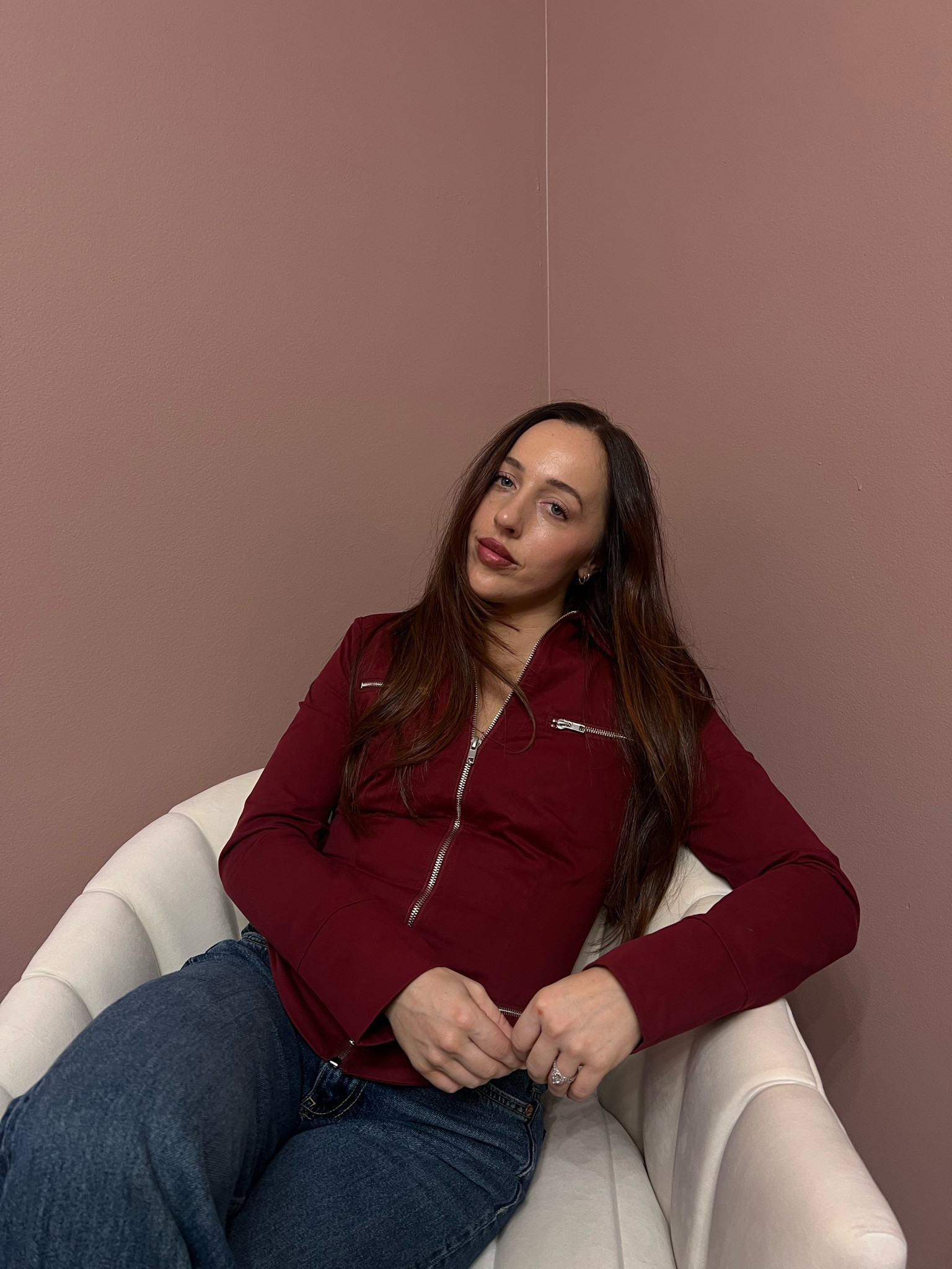 Wearing a size 6! True to size 