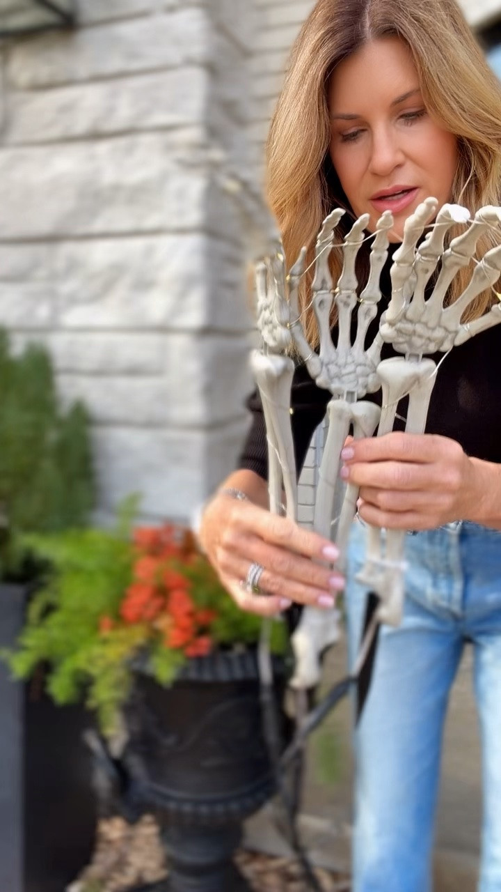 Light up skeleton hands to stake in the ground

#LTKOver40 #LTKHome