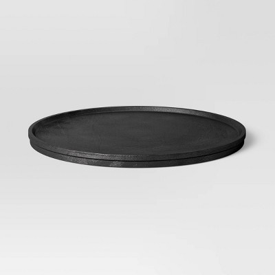 Cast Metal Round Tray - Threshold™: Aluminum Decorative Platter, Not for Food Service | Target
