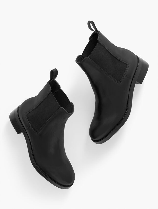 Tish Vachetta Leather Chelsea Boots | Talbots