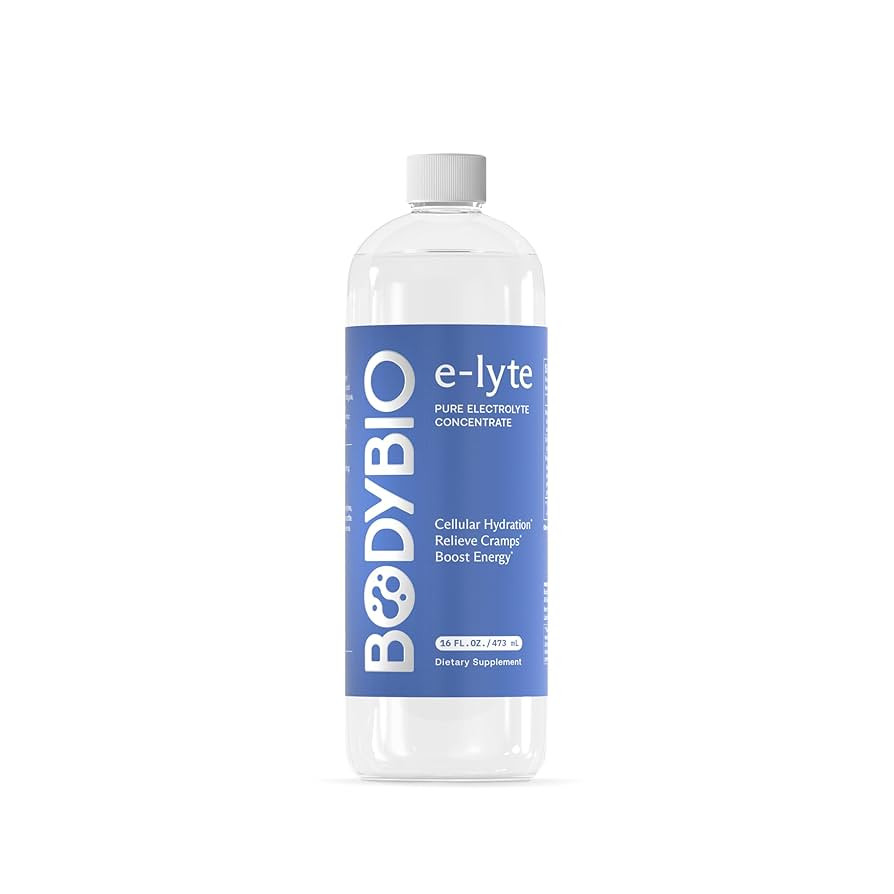 BodyBio e-Lyte - Liquid Electrolyte Concentrate for Clean Hydration, Energy & Cramp Relief - No S... | Amazon (US)