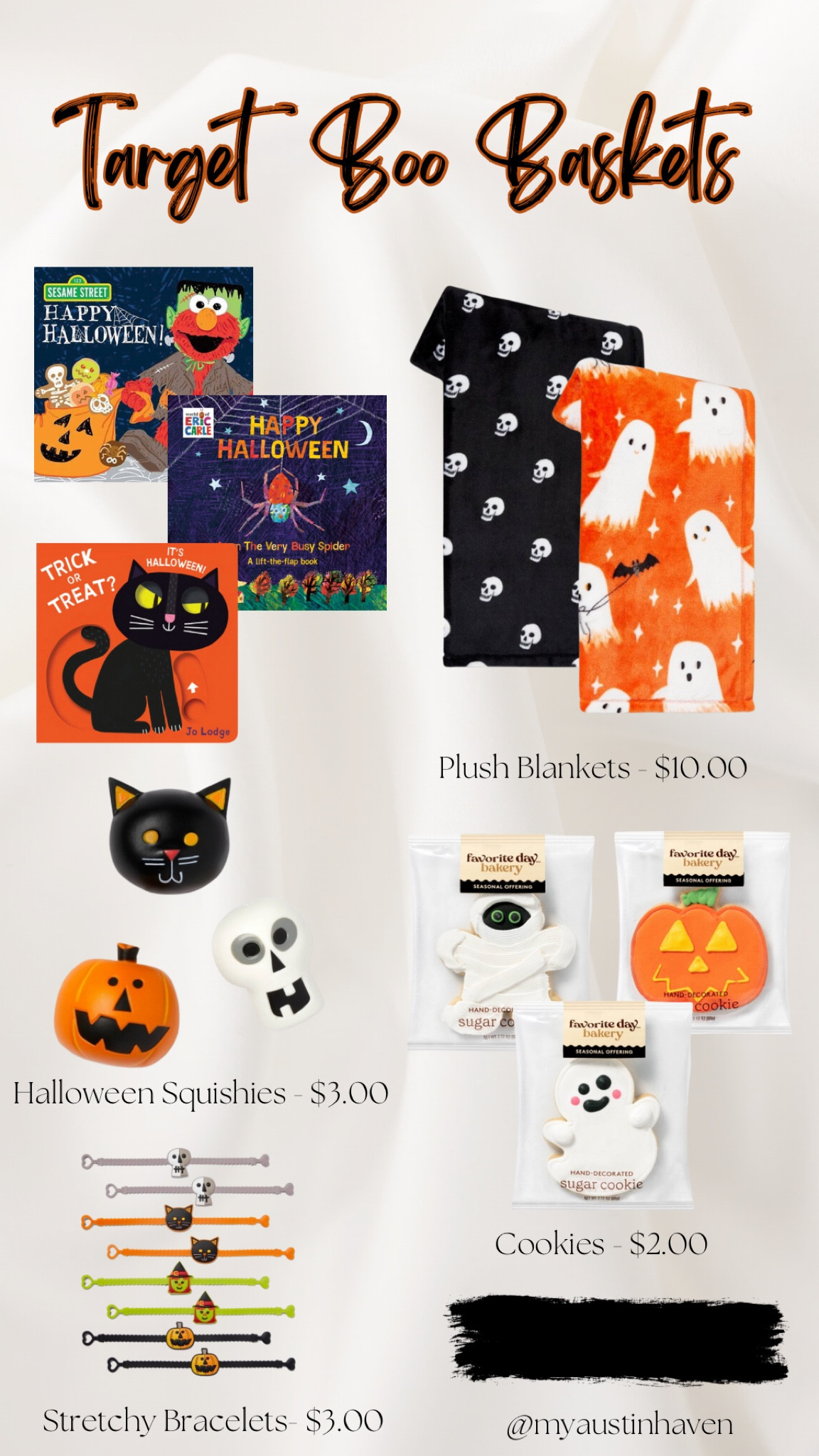 Target Boo Basket Ideas!

Fill your kids boo baskets with these fun items from Target

#boobasket
#targethalloween
#halloweenkids


#LTKHalloween #LTKfamily #LTKkids
