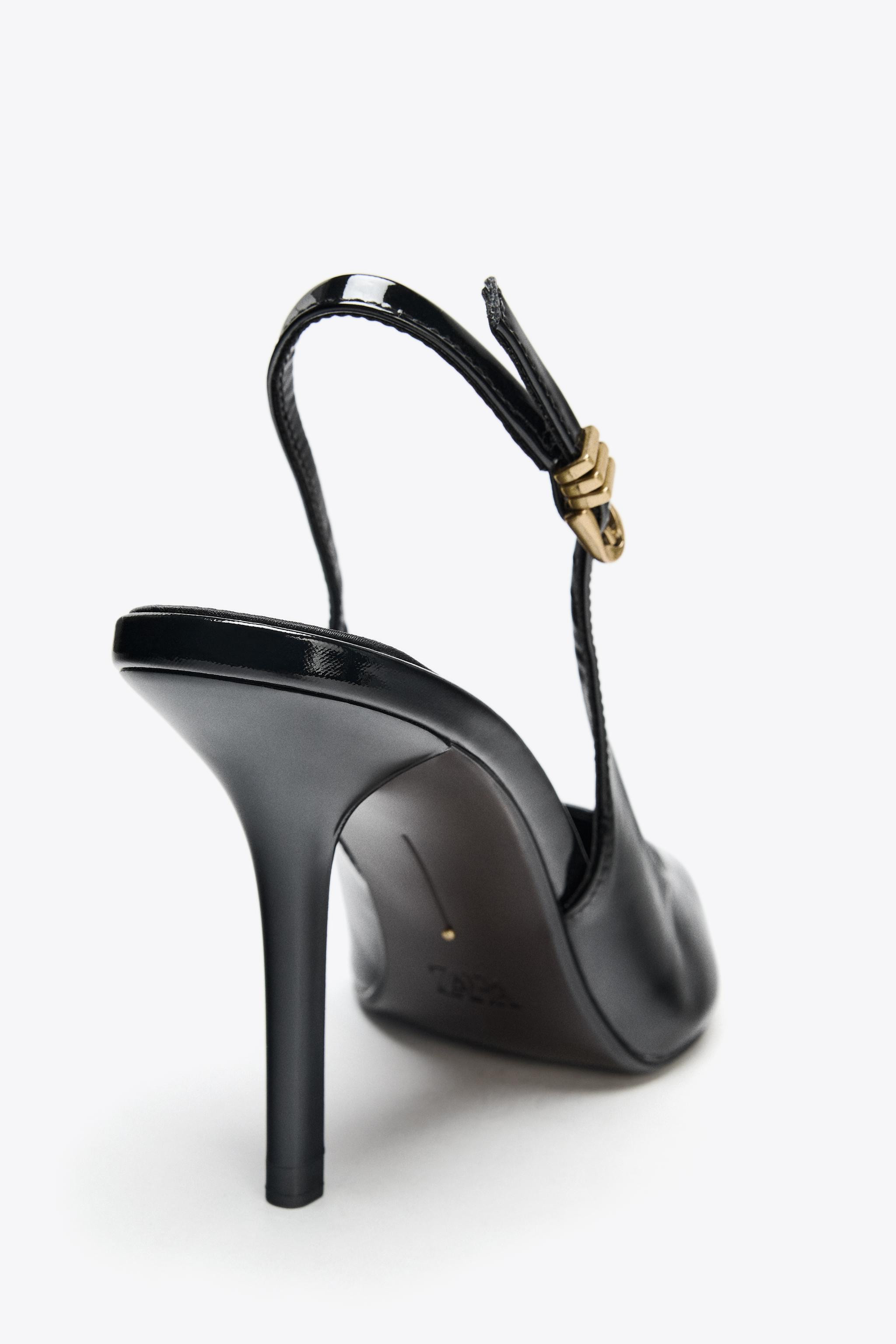 METAL BUCKLE HEELS | Zara UK