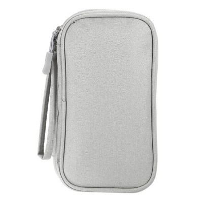 Unique Bargains Electronic Organizer for Cable Cord Charger Earphone Phone Gray S | Target