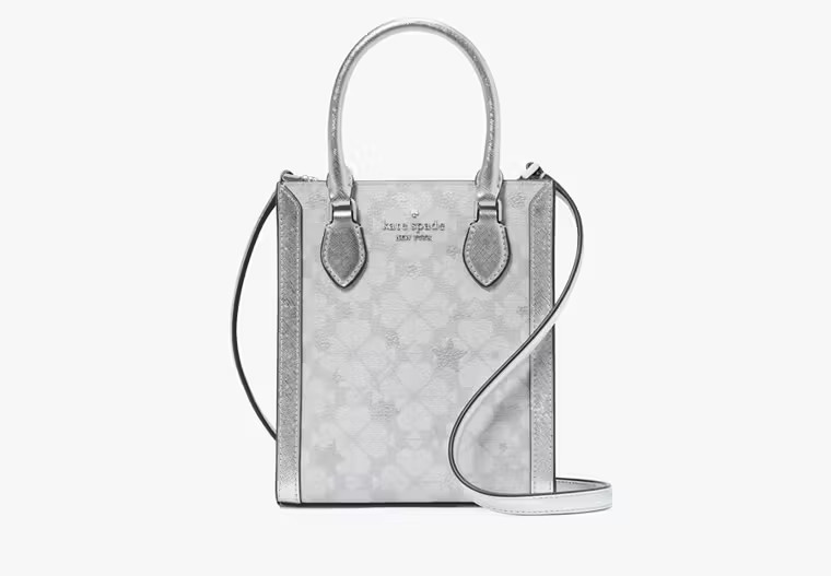Kate Spade Flower Star Toss Small Tote, gray | Kate Spade Outlet