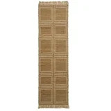 Better Homes & Gardens Ivory & Natural Interlocking Jute 30" x 84" Runner Rug | Walmart (US)