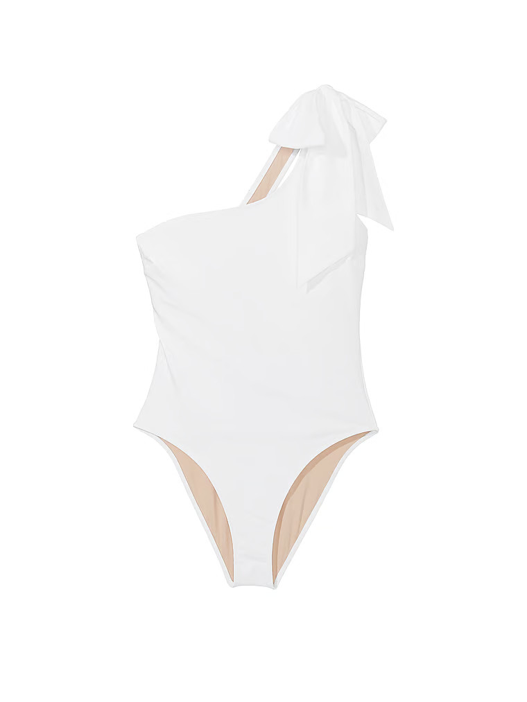 Bow One-Shoulder One-Piece Swimsuit | Victoria's Secret (US / CA )