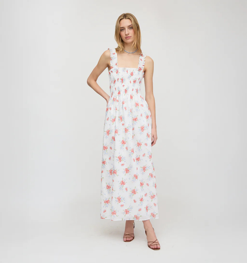 The Ashlyn Nap Dress - Sunburst Blossoms | Hill House Home US