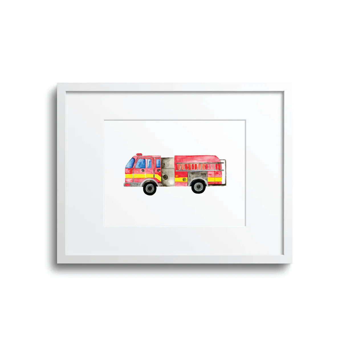 Firetruck Art Print | Britt +Beks
