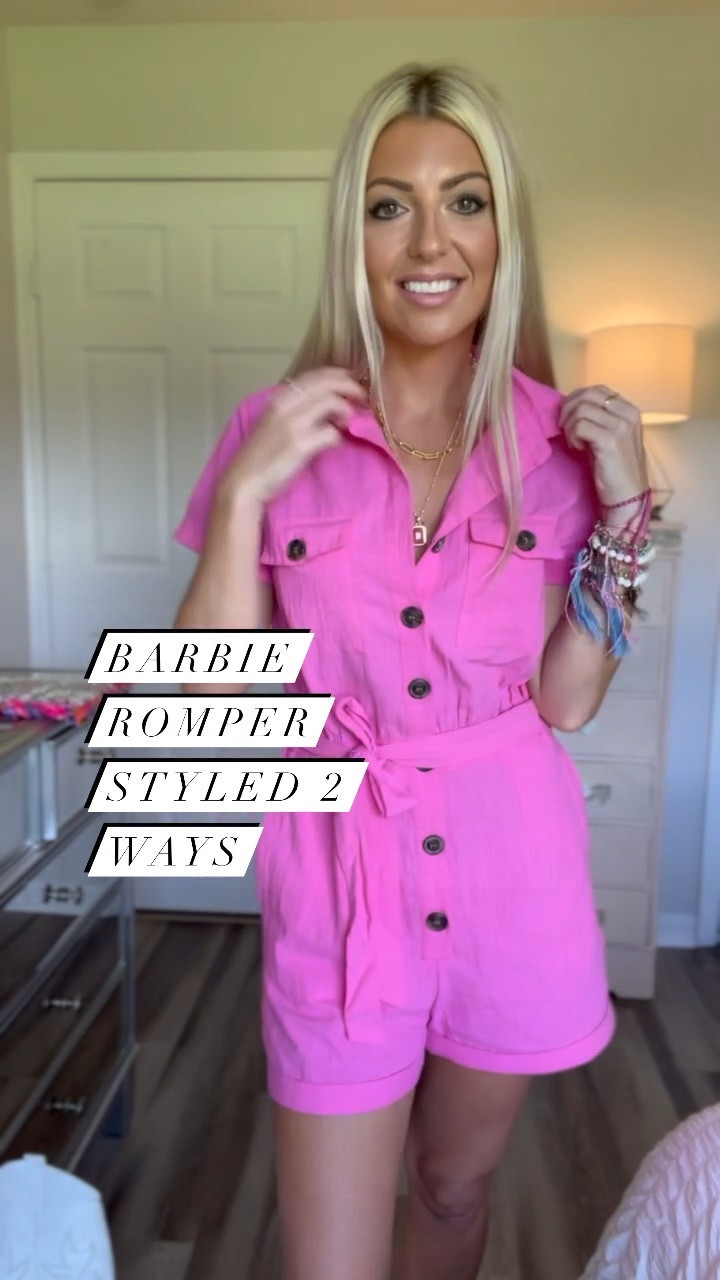 Favorite summer romper in Barbie pink styled 2 ways! Perfect for concerts, date nights & vacation🌴 it comes in 12 colors and it’s under $40 on Amazon Prime!

Country concert outfit | Barbie fashion | Amazon fashion | Cruise outfit | resort outfit | vacation dress | outfit inspo | affordable fashion | vacation look | outfit ideas | weekend outfits | date night outfit | summer fashion | beach style | beach outfit 

#romper #vacationoutfit #everydaystyle #coastalcowgirl #amazonfashion #barbiestyle #amazonfashionfinds #under40 #affordableoutfit  #resortoutfit #amazonfashionfavorites #concertoutfit #founditonamazon #womenfashion #fashionreels #instafashion #resortwear #summerdatenight #ootdfashion #amazoninfluencer #summeroutfits #lookforless #beachstyle #countryconcertoutfit 

#LTKFind #LTKunder50 #LTKtravel
