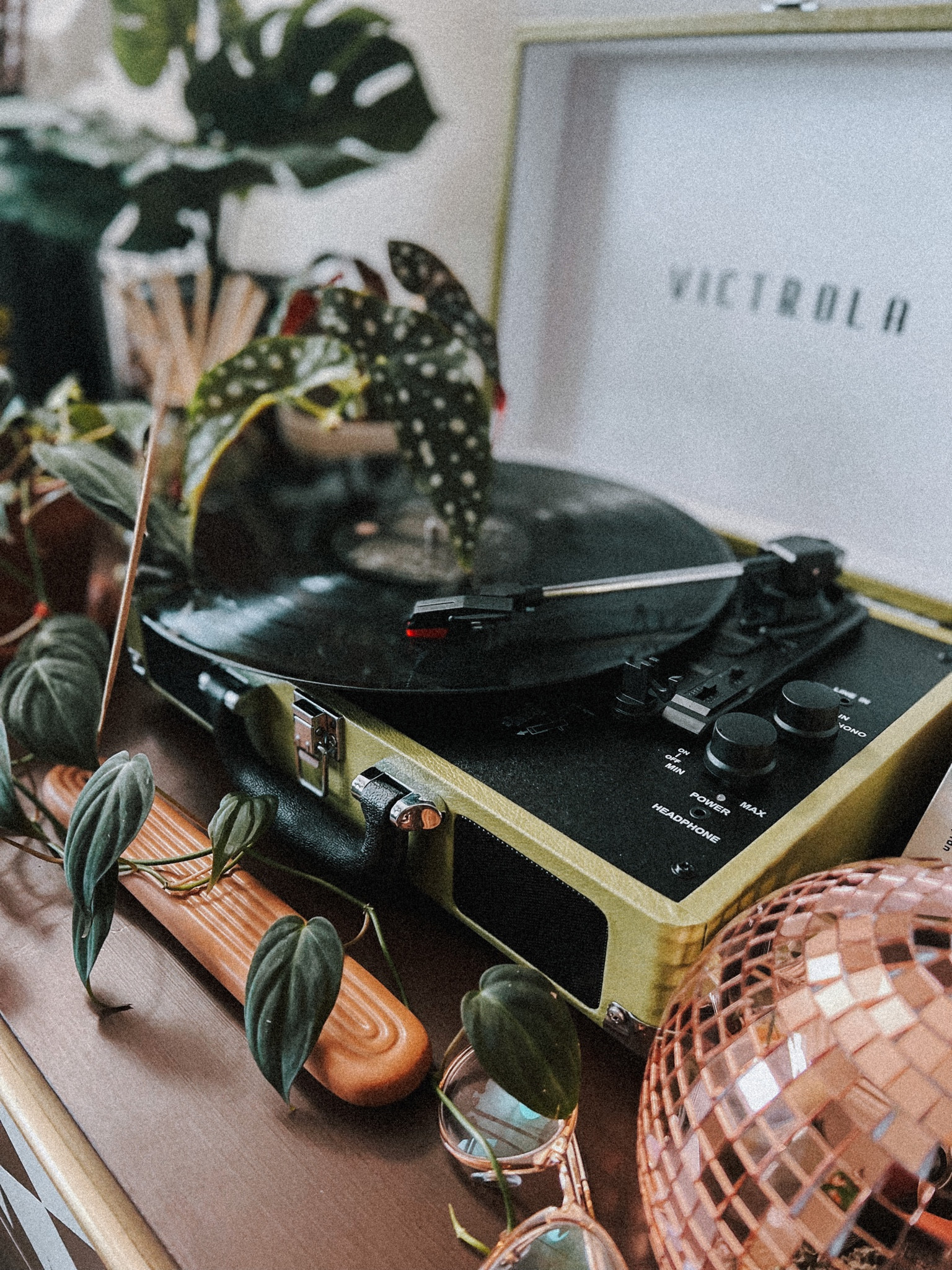 I’ve been craving a record corner. This olive green record player has been on my wishlist for months, I’m in love.

#LTKhome #LTKFind