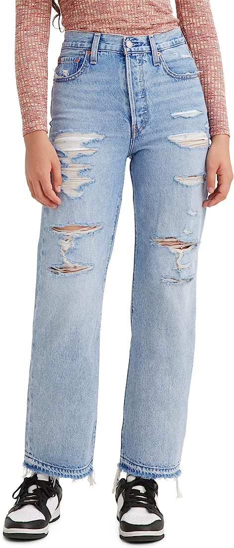 Levi's Women's Ribcage Straight Ankle Jeans | Amazon (US)
