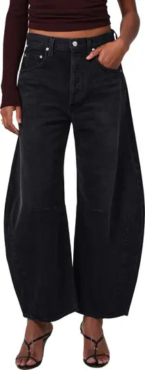 Horseshoe Superhigh Waist Ankle Barrel Jeans | Nordstrom