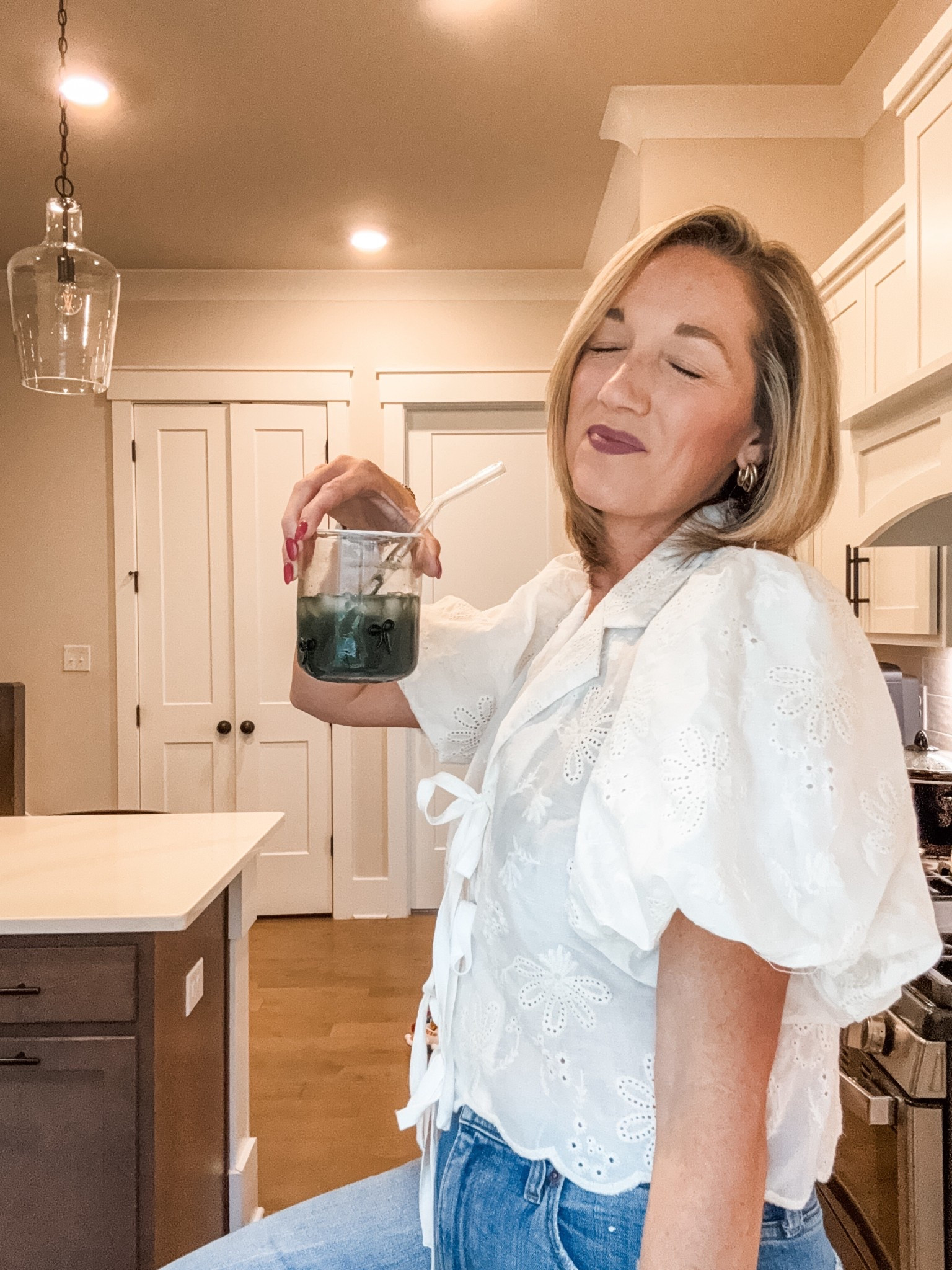 Elevating my hydration game one sip at a time. Because let’s be honest—water just tastes better in cute glassware with a sleek straw. 🥤✨ Linking these trendy finds so you can upgrade your daily sips too! #LTKhome #LTKfinds

#LTKSeasonal #LTKHome #LTKFallSale