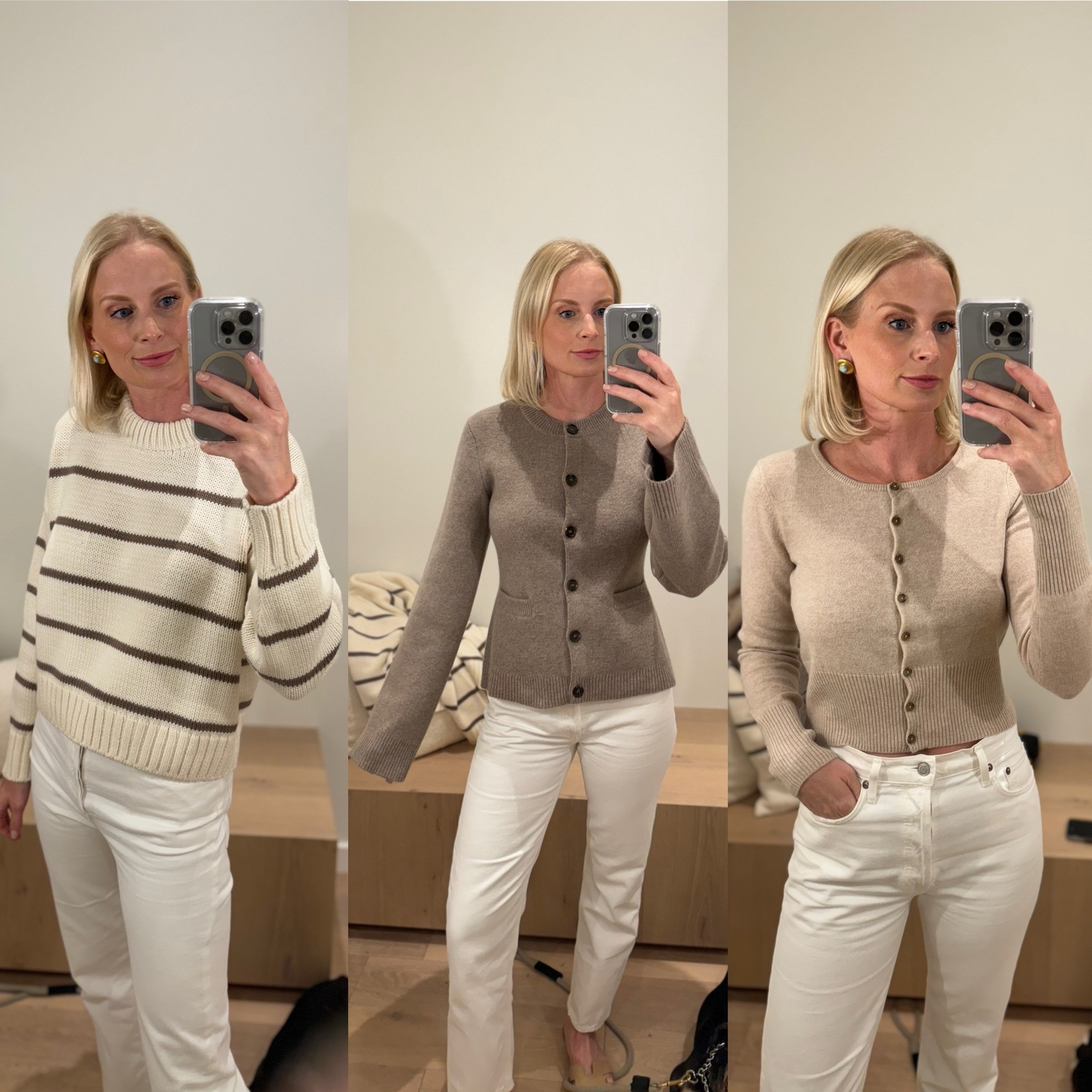 New Jenni Kayne sweaters! From left to right, wearing the XS, small and medium.

#LTKStyleTip