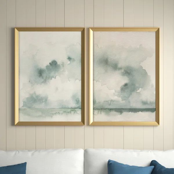 Ocean Impression I Premium Framed Canvas - Ready To Hang | Wayfair Professional
