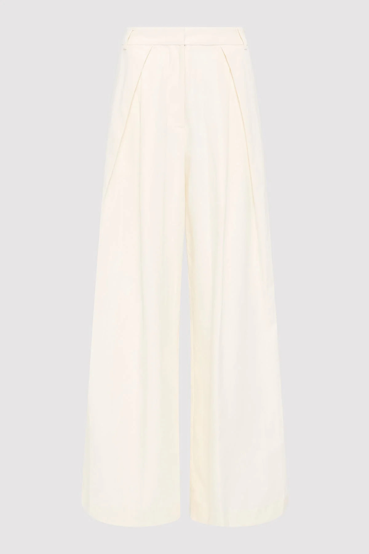 Minimal Fold Trousers - Ivory | St. Agni (US, UK, EU)