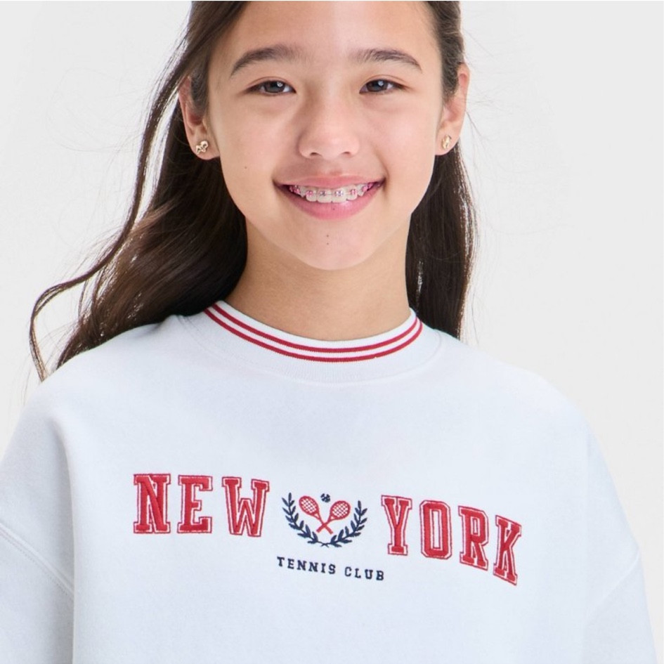 New sweatshirts at Target. Love these paired with a tennis skirt for Spring 🎾 🌼 

#LTKFamily #LTKFindsUnder50 #LTKKids