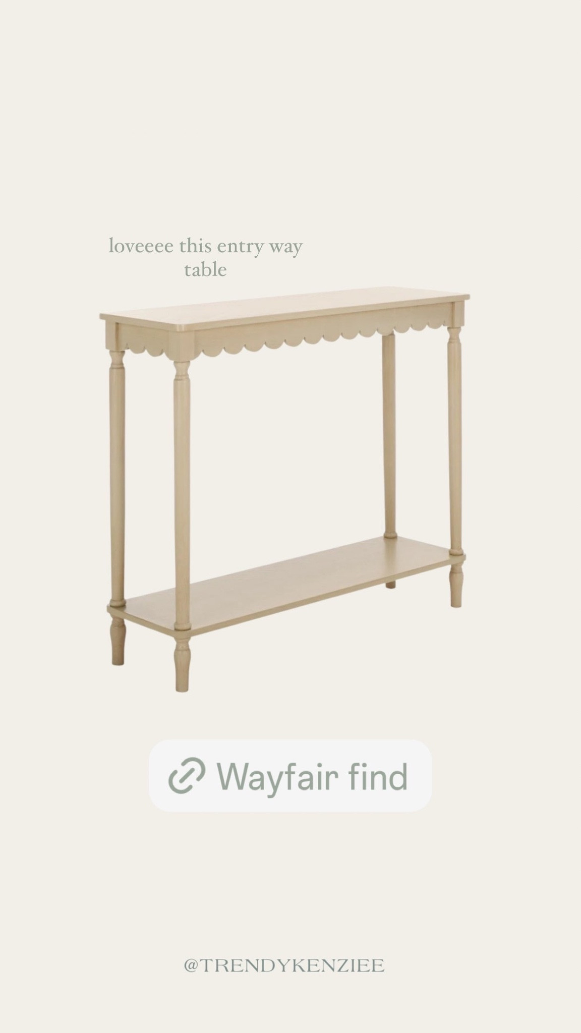 Such a beautiful scalloped entry way table! It’s giving all the coastal home vibes 🤍🌊

#LTKHome