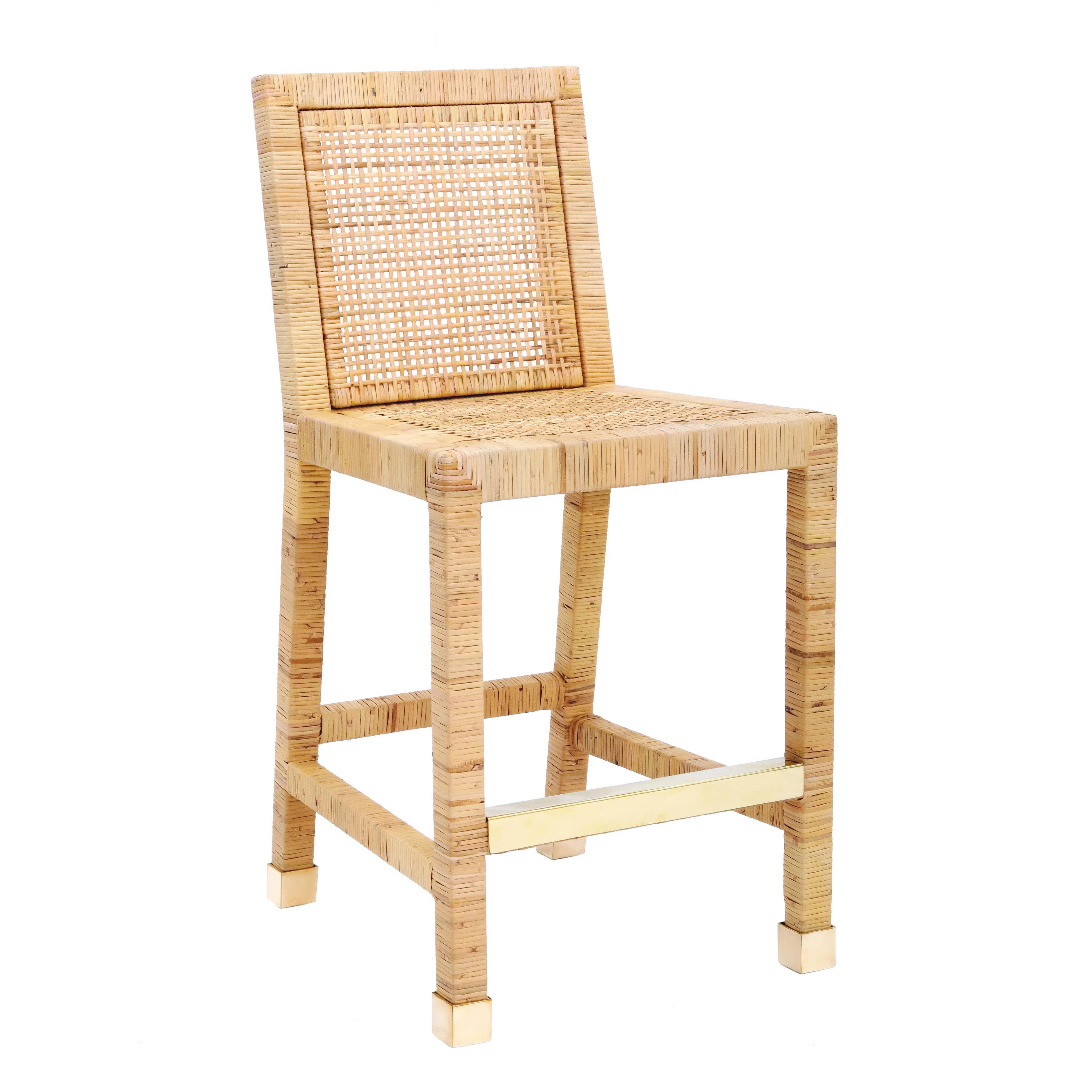 Beachcrest Home Anntonette Rattan Stool | Wayfair | Wayfair North America