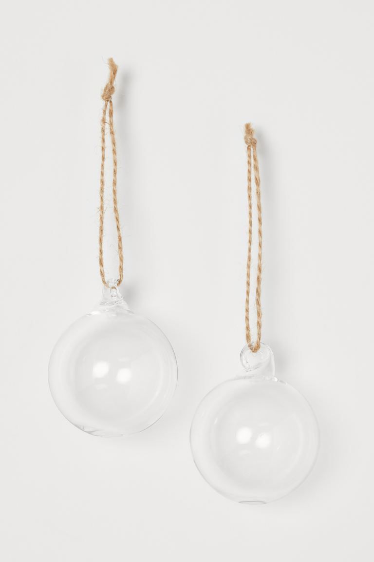 2-pack Christmas Ornaments | H&M (US)