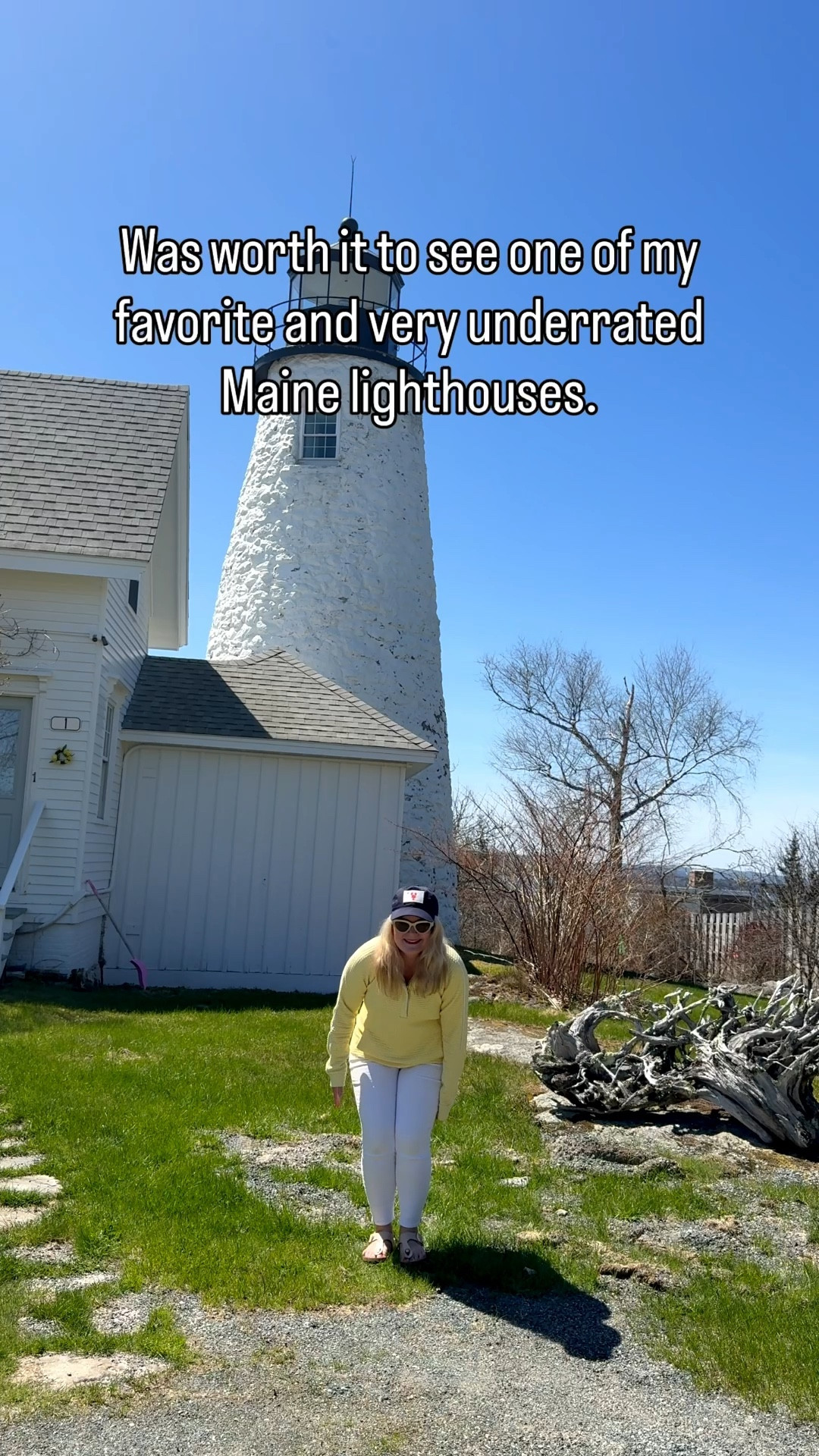 Friends it was a roller coaster! I was like no big deal, then I was invested (i was on a peninsula with one road and already halfway there) then I was raging, (forty minutes!) then all was right with the world as I went to see one of my favorite lighthouses in Castine. It really was worth it.

#dycelighthouse #exploremaine #castine 

#LTKPetite #LTKootd #LTKActive
