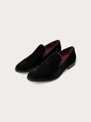 Velvet Slip-On Shoes | The Black Tux
