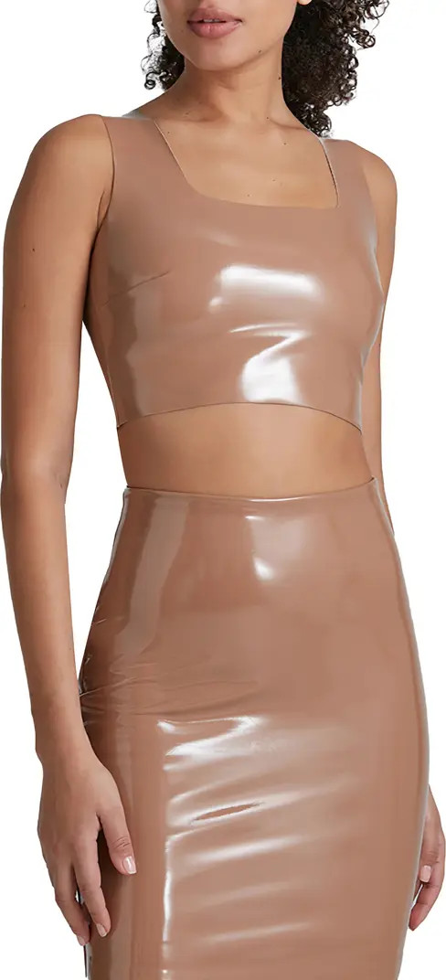 Commando Patent Faux Leather Crop Top | Nordstromrack | Nordstrom Rack