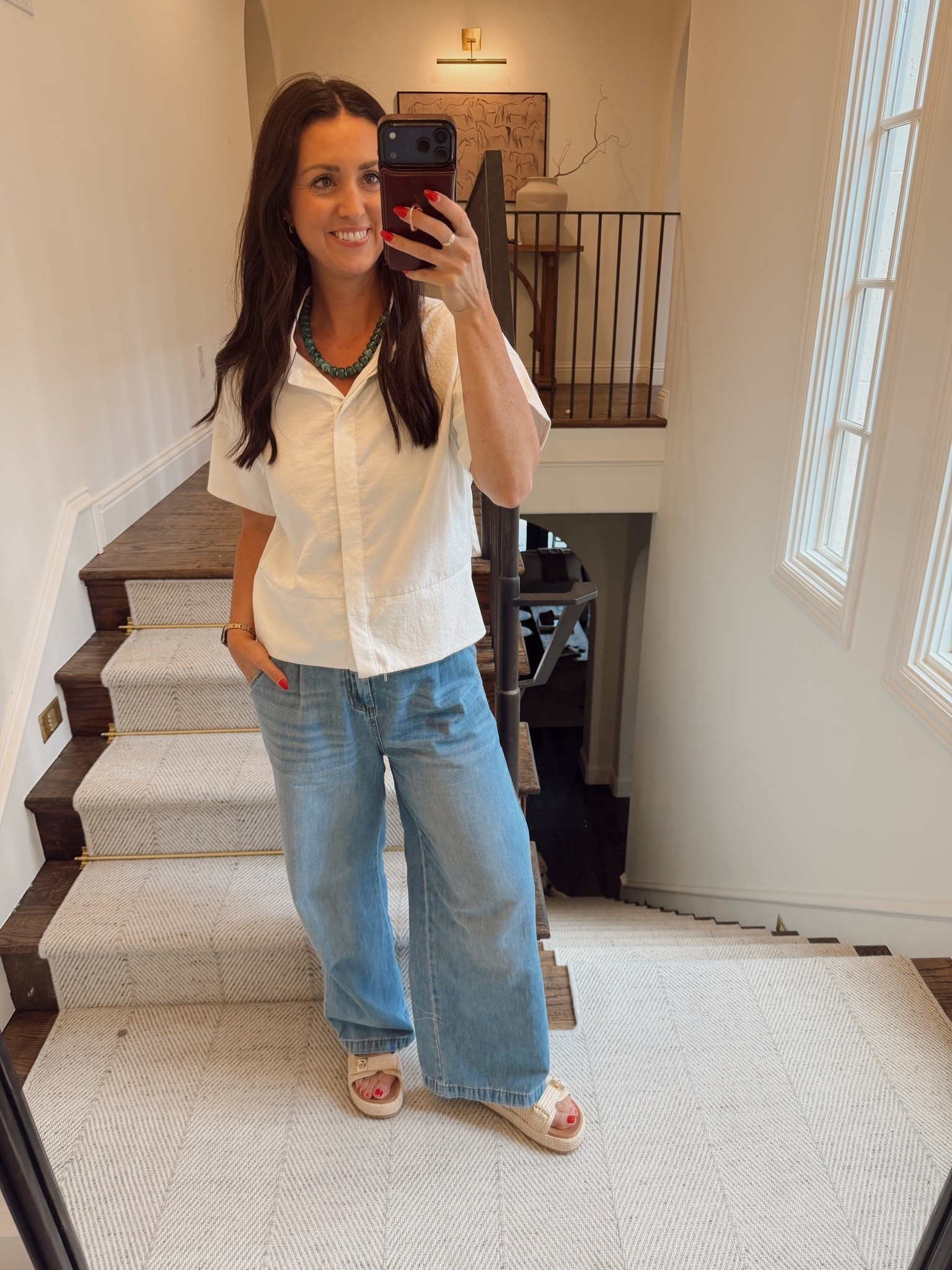 Effortless summer look Ana so comfortable 🙌🏻 wearing a small in top and bottoms.