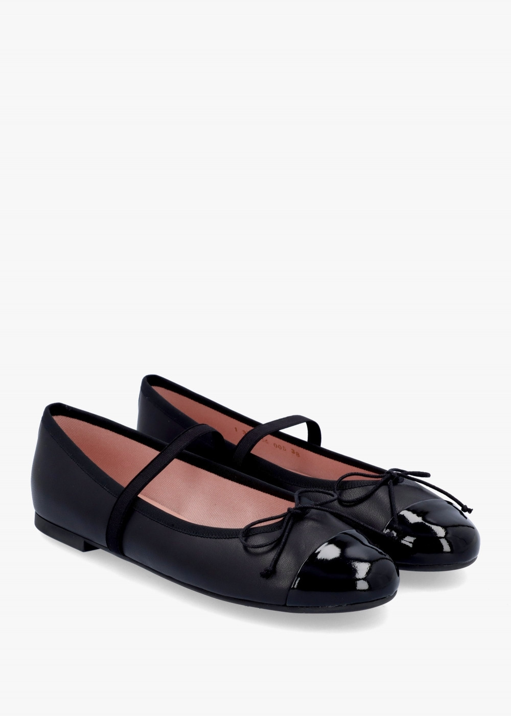Amelie Black Leather Mary Jane Ballerina Pumps | Daniel Footwear (UK)
