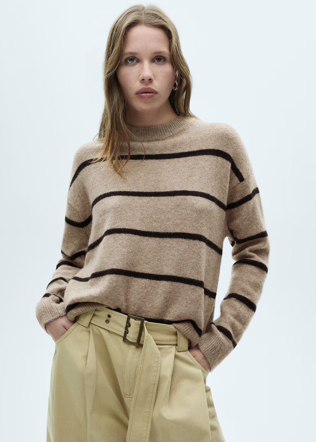 Knit striped sweater - Women | MANGO USA | Mango (US/MX/AU)