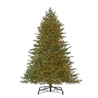 Home Decorators Collection 9 ft Elegant Grand Fir LED Pre-Lit Artificial Christmas Tree with 3000... | The Home Depot
