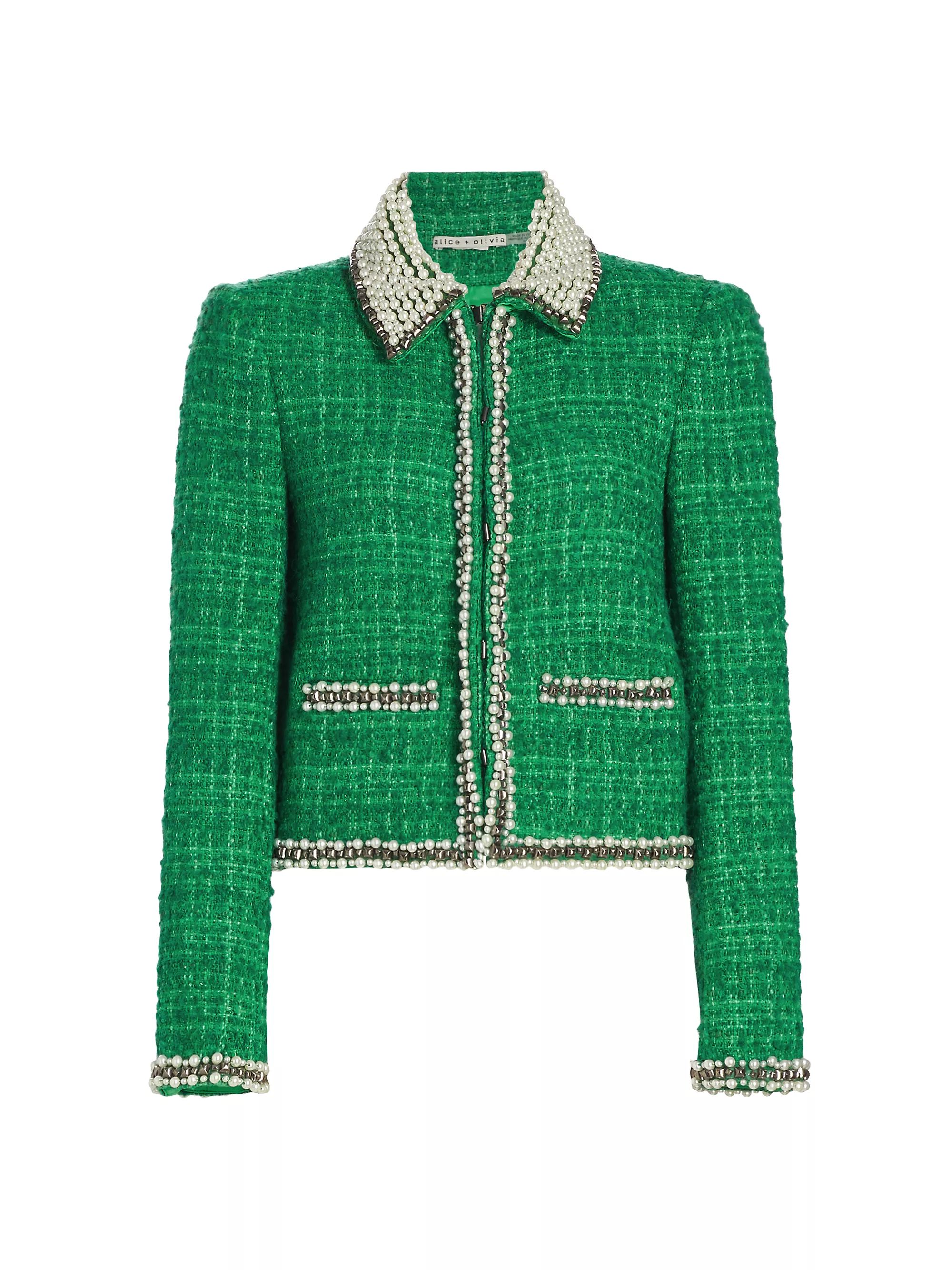 Kidman Embellished Tweed Jacket | Saks Fifth Avenue