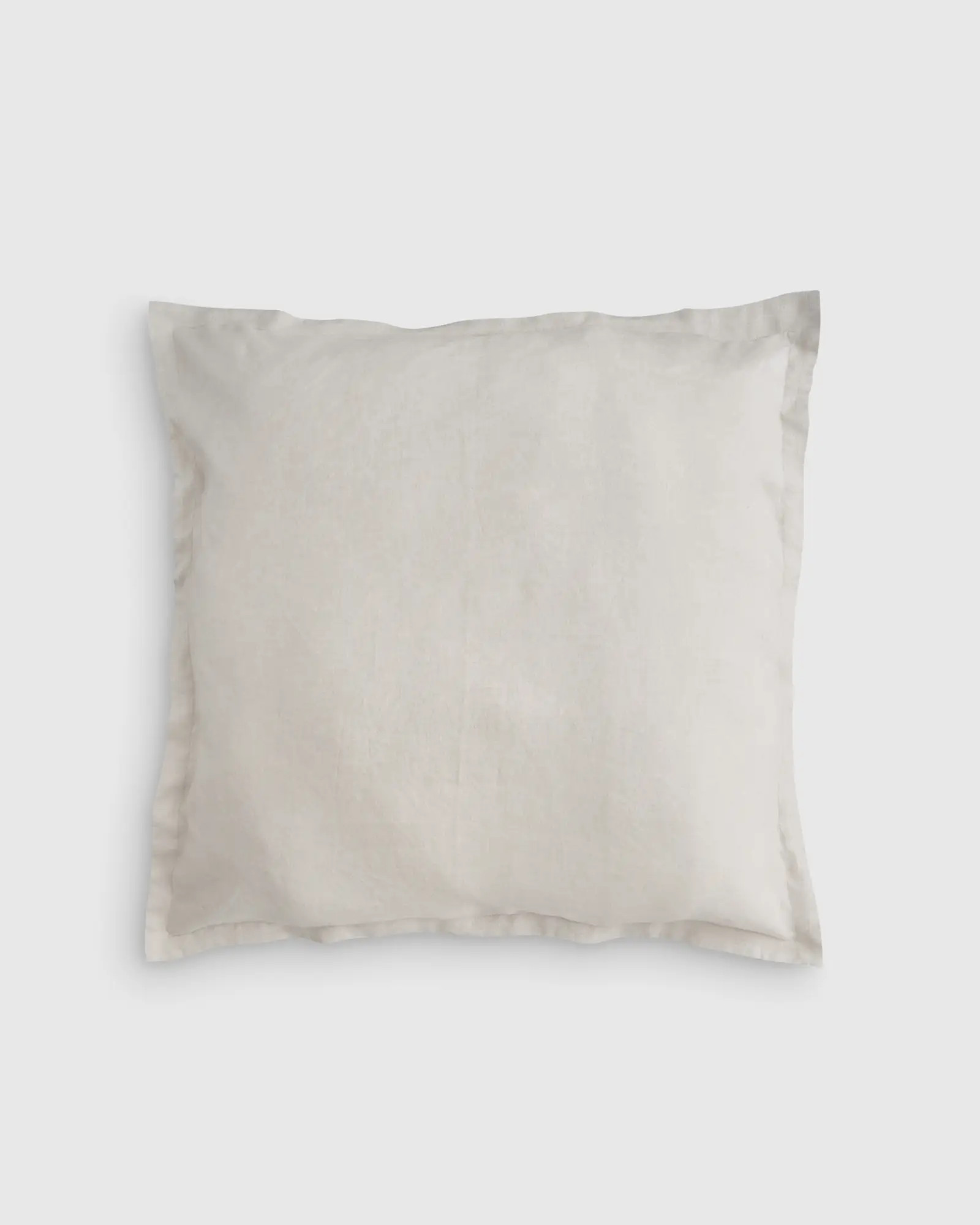 European Linen Euro Sham in Sand | Quince