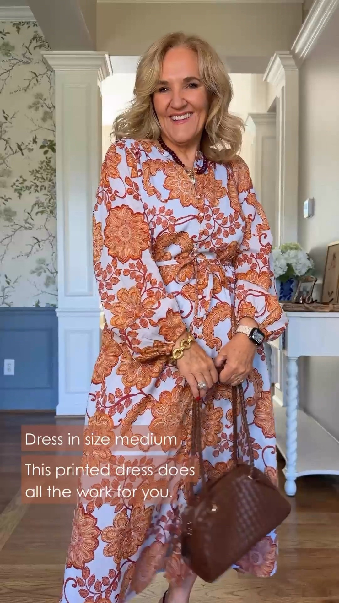 15% off new arrival at Avara with code NANETTE15 only good on one order

Oh, this print is fun! I like that the dress has plenty of personality without needing much else, and I’m wearing a medium.