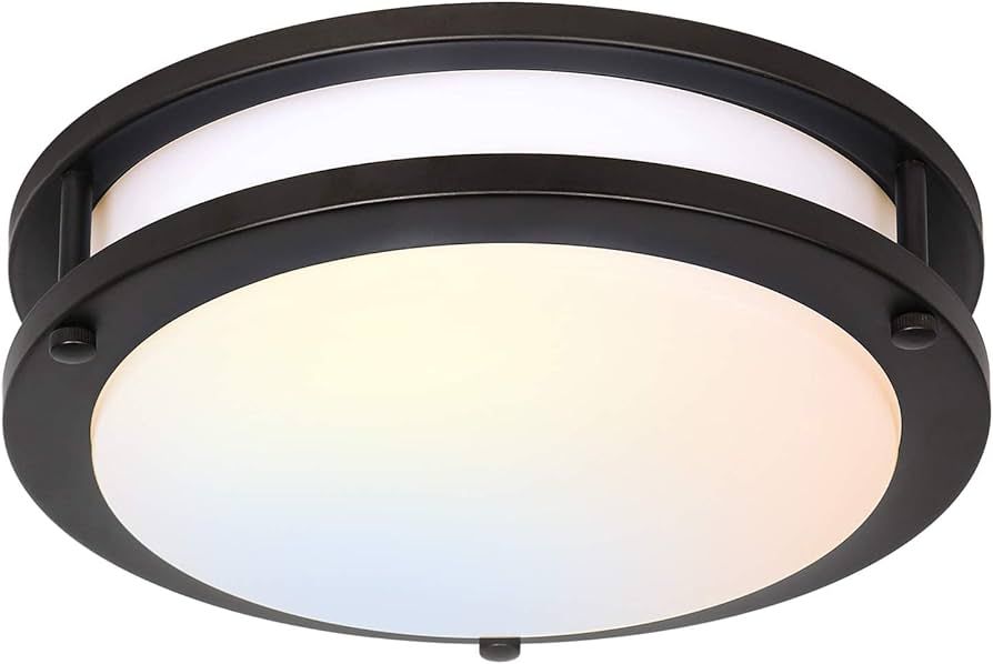 13 inch Flush Mount LED Ceiling Light Fixture, 2700K/3000K/3500K/4000K/5000K Adjustable Ceiling L... | Amazon (US)
