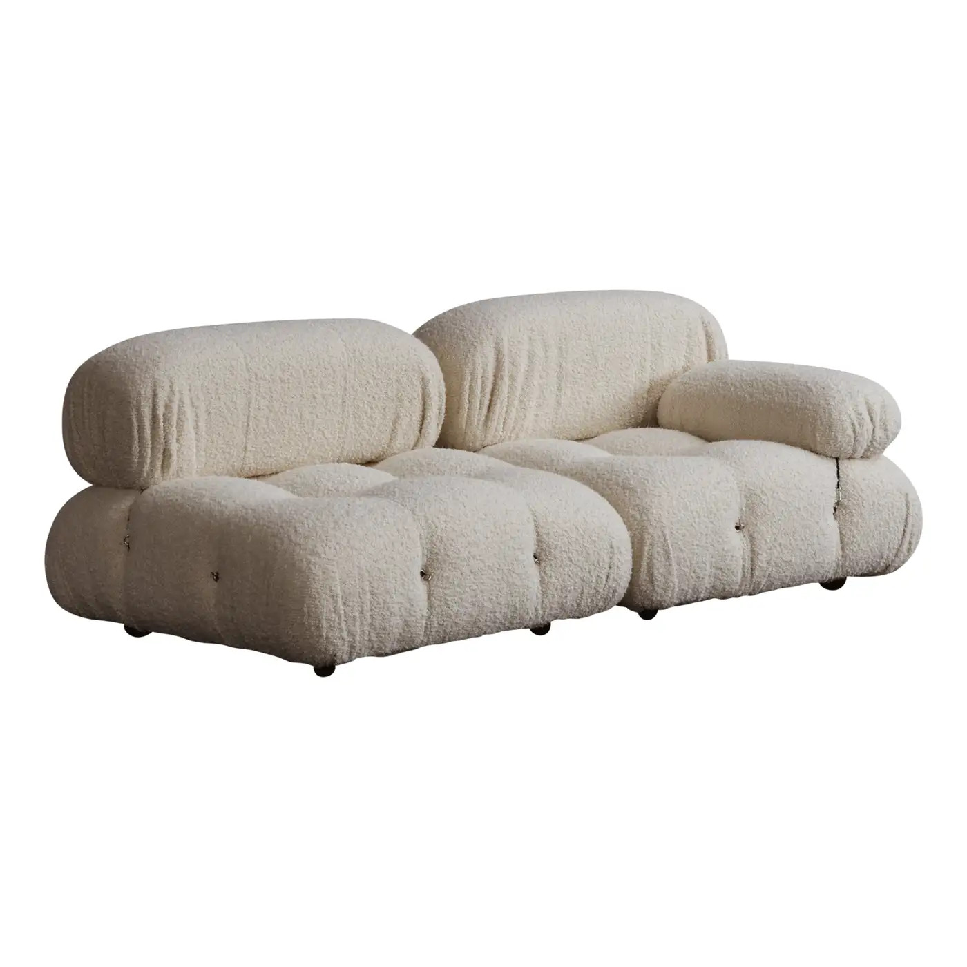 Mario Bellini "Camaleonda" Sofa for B&B Italia, Wool Bouclé, 1970, Set of 2 | 1stDibs