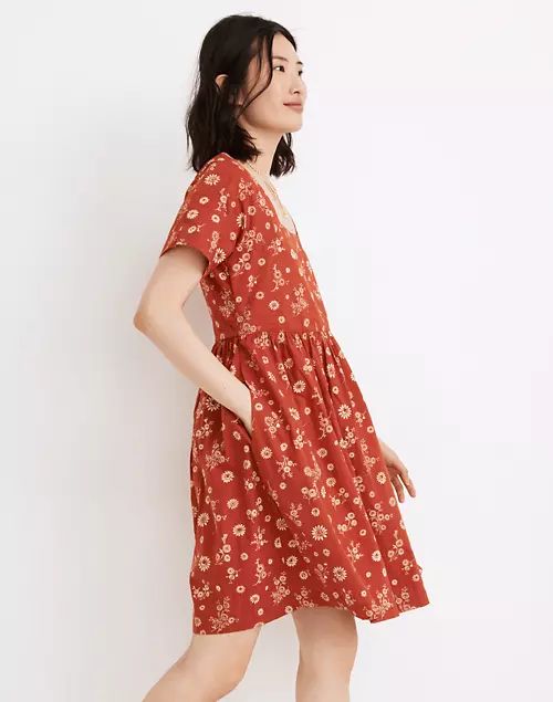 Allie Mini Dress in Cottage Floral | Madewell