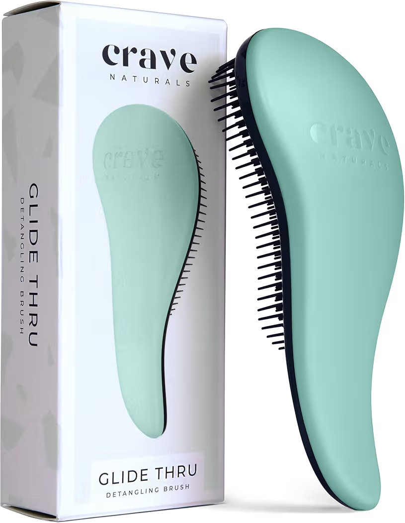Crave Naturals Glide Thru Detangling Hairbrush That Glides Through Tangles for Wet, Dry and Damag... | Amazon (US)