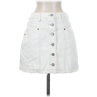 Abercrombie & Fitch Denim Skirt: White Bottoms - Size 26 | ThredUp (US)