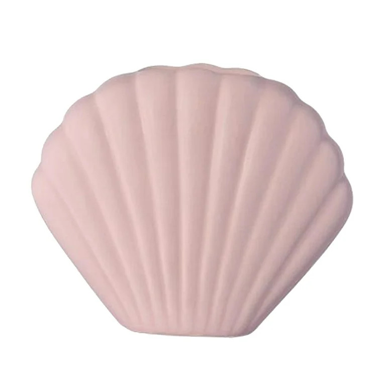 Ceramic Vase Shell Shape Flower Vase Creative Simple Pink | Walmart (US)