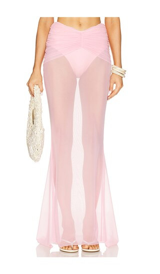 Christine Skirt in Candy Pink | Revolve Clothing (Global)