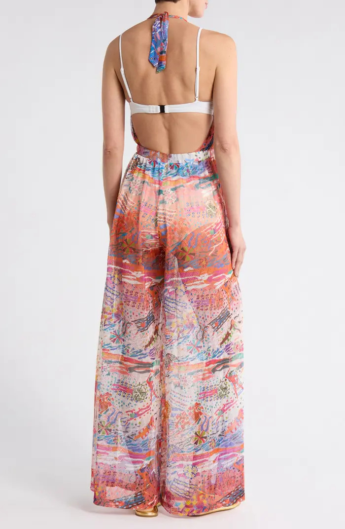 M Missoni Halter Sleeveless Wide Leg Jumpsuit | Nordstromrack | Nordstrom Rack