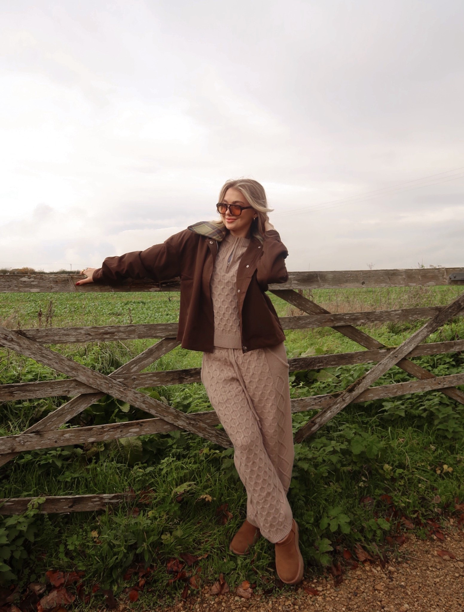 A weekend in the English countryside 🤎🌾 shop my look! The perfect cozy set for winter and especially travel days. 

#LTKTravel #LTKootd #LTKStyleTip