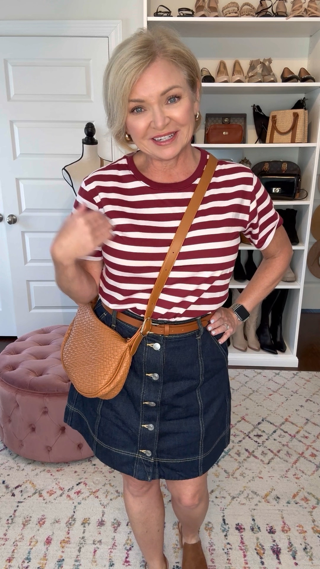 Here are 3 early Fall looks
Created with this A-line skirt from Free Assembly! I'm wearing Small in the tops & cardigan, 6 in skirt (although I could have worn a 4).

Fall outfit
Fall dress
Fall skirt
Lady jacket
Clogs
Sling backs 
Fall trends
Petite
Over 50

#LTKOver40 #LTKVideo #LTKFindsUnder50