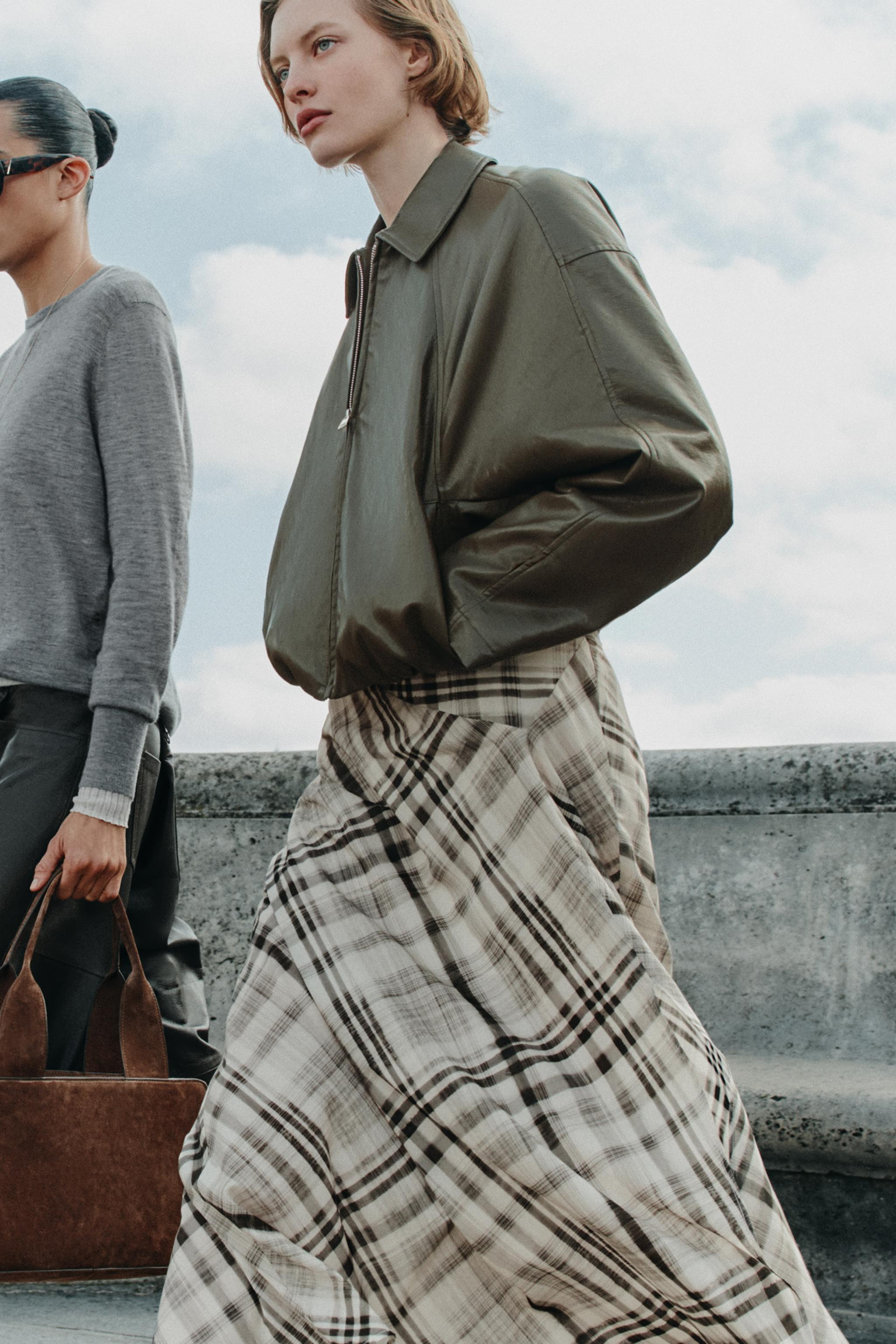 LEATHER EFFECT BOMBER JACKET | Zara AU