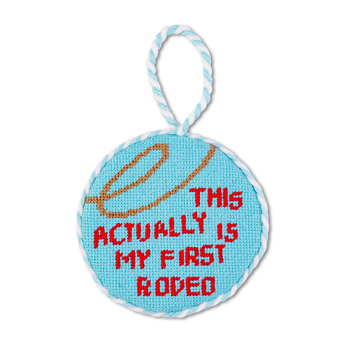Furbish Studio Needlepoint Ornament - First Rodeo | Furbish Studio