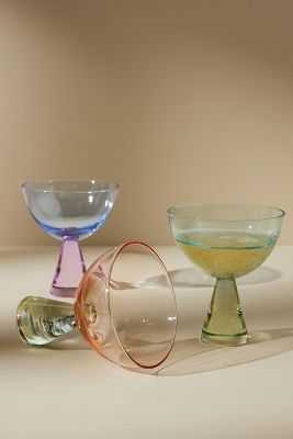 Ramona Coupe Glasses, Set of 4 | Anthropologie (US)